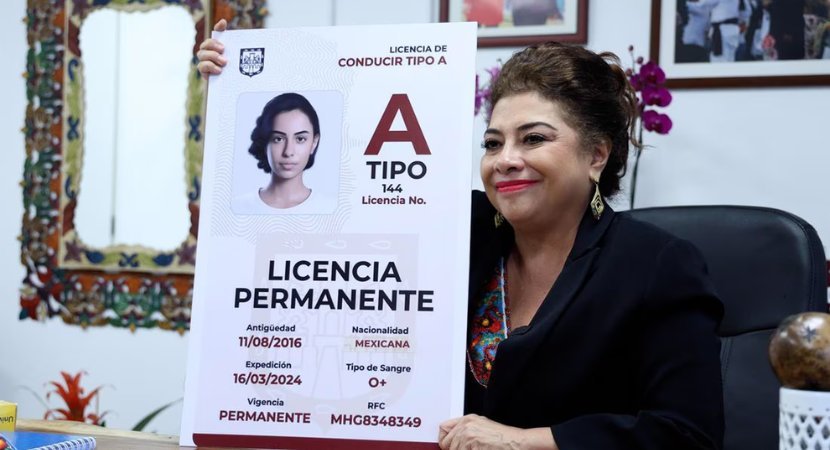 [El Financiero] ¿Regresa la licencia para conducir permanente en CDMX? Clara Brugada propone implementarla